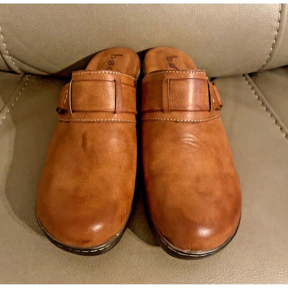 B.O.C. Women's Polly Mule Comfort Clog Brown Faux Leather Size 9M - Picture 2 of 12